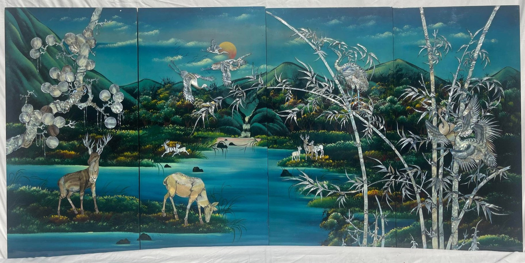 Nhàn Hươu Dã Hạc (Deers & Cranes)